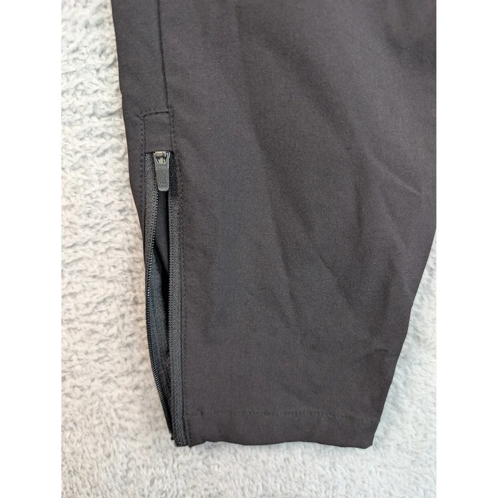 Macade‎ Golf Slim Fit Trousers Mens 36 (30) Regular Black Zippered Ankle Cuffs